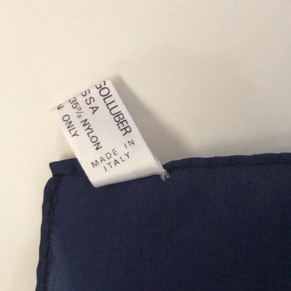 VTG Robinson Golluber Classy Square Scarf Blue - Picture 5 of 10